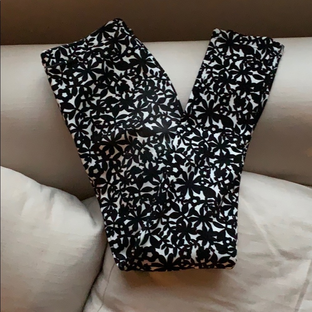 Cute floral high waisted leggings